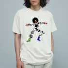 ___studio_rusa___のART IS LIFE オーガニックコットンTシャツ