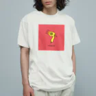 とある丸眼鏡の描き散らしのHAIR DRYER_RED Organic Cotton T-Shirt