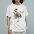 アトリエPTIMOのハシビロコウ紳士 オーガニックコットンTシャツ