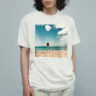 citron_citronの海、砂浜、空 オーガニックコットンTシャツ