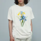 Hungry Freaksのスパニッシュ・アイリス Organic Cotton T-Shirt