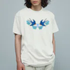 segasworksのForget me (k)not（抱きツバメちゃん） Organic Cotton T-Shirt