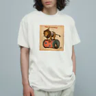 まつもトイズのライオンとネコちゃん！ オーガニックコットンTシャツ