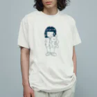 貞子やでのむーさん オーガニックコットンTシャツ