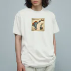 まつもトイズの玉乗りゾウさん オーガニックコットンTシャツ