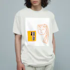 kuhejisanのくへじさんの鉛筆削り オーガニックコットンTシャツ