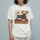 【KOTCH】 Tシャツショップのくまのカフェ Organic Cotton T-Shirt