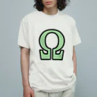 Hechimacのオメガ オーガニックコットンTシャツ