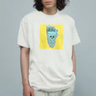 galaxy....の初代足くん オーガニックコットンTシャツ