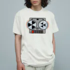 北風のゼリーのオープンリールテープレコーダー（カラー） オーガニックコットンTシャツ