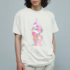 ヤバいTシャツ屋しゃんの暑い夏はアイスだ003 オーガニックコットンTシャツ