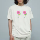 34illustrationのピンクのガーベラbra Organic Cotton T-Shirt