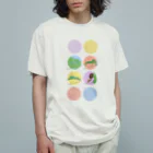 kitaooji shop SUZURI店のまるまる幼虫 オーガニックコットンTシャツ