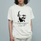 JOKERS FACTORYのGANDHI ver.2 オーガニックコットンTシャツ