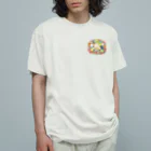 yuuwa sachi の色とりどりーす オーガニックコットンTシャツ