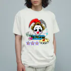 GOD LUCK💀to youのピエロGOD LUCK🤡POP🎵 オーガニックコットンTシャツ