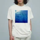 氷紋美術館の天恵〜JapanBlue〜始まりの青 Organic Cotton T-Shirt