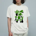 オキタラネテタデザインの癒しのグリーングリーン Organic Cotton T-Shirt