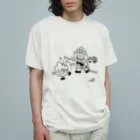 イラストレーター森さやかの消防士さんとほのおくん Organic Cotton T-Shirt