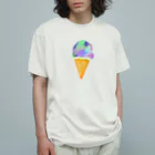 chicodeza by suzuriの夢アイス オーガニックコットンTシャツ