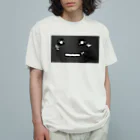 pinyako5502のニヤリくん オーガニックコットンTシャツ