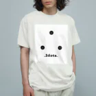 RHdesignの.3dots. オーガニックコットンTシャツ