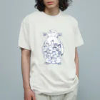 ヤママユ(ヤママユ・ペンギイナ)の0425-18 Penguins of the World- Organic Cotton T-Shirt