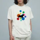 chicodeza by suzuriのカラフルコーギー Organic Cotton T-Shirt