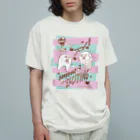 nanaqsaのあいすだいすき!(シャーベット) オーガニックコットンTシャツ