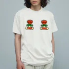 愉快レトロ雑貨屋★39太郎の懐かしアイロンビーズのちうりぴ Organic Cotton T-Shirt