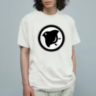 色々雑貨屋さんの丸に千鳥 Organic Cotton T-Shirt