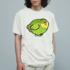 Cody the LovebirdのChubby Bird カカポ オーガニックコットンTシャツ