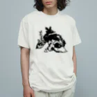 Torazoのキロク(亀鹿) オーガニックコットンTシャツ