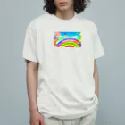 IORISM LAND 公式グッズショップのIORISM LAND 長方形 Organic Cotton T-Shirt