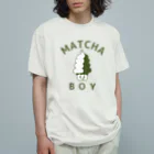 Mrs.Bean/ミセスビーンのMATCHA BOY Organic Cotton T-Shirt