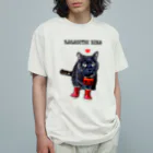 ハトのモモヒキの長靴ネコです♪ オーガニックコットンTシャツ