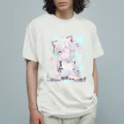 radennbyakkoの地雷系ミルキー白虎 Organic Cotton T-Shirt