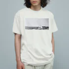 Spirit of Sailors 冒険ギアの航海（モノクロ） Organic Cotton T-Shirt