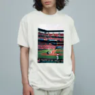 ラーメンマッスルショップのラーメンマッスル　メジャーリーグ⚾️ オーガニックコットンTシャツ