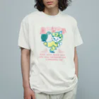 メモティー byさきもとあきのぶのnew shaoliin style オーガニックコットンTシャツ