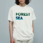 たんたんDESIGNの海を守るには森から オーガニックコットンTシャツ