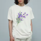 jamfish_goodiesのLAVENDER オーガニックコットンTシャツ