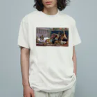 世界美術商店の死刑囚に毒を試すクレオパトラ / Cleopatra Testing Poisons on Condemned Prisoners オーガニックコットンTシャツ