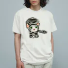 Konacchanの「やまにゃん」 オーガニックコットンTシャツ