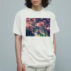 Let's Go for a Walkのromantic flower Organic Cotton T-Shirt