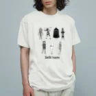 クワダテ アズミ on the shopのセルクナム族 オーガニックコットンTシャツ