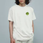 CHOSANAのワンポイントパクチー オーガニックコットンTシャツ