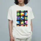 空間ペインター芳賀健太の自由 オーガニックコットンTシャツ
