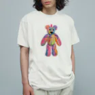 NAKED QUILTのクマチャ Organic Cotton T-Shirt