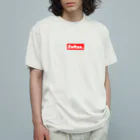 Zoltax.のBOX LOGO オーガニックコットンTシャツ